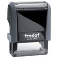 Оснастка для штампа, размер оттиска 38х14 мм, синий, TRODAT 4911 P4, подушка в комплекте, 52869 235555
