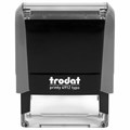 Штамп самонаборный 4-стр, 47х18 мм, синий, TRODAT 4912P4/DB, корпус СЕРЫЙ, КАССЫ В КОМПЛЕКТЕ, 43215 238365