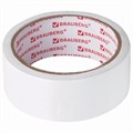 Клейкая двухсторонняя лента 38 мм х 10 м, БУМАЖНАЯ ОСНОВА, BRAUBERG, 229056 229056
