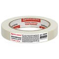 Клейкая лента малярная креппированная 19 мм х 50 м (реальная длина!), профессиональная, BRAUBERG, 228085 228085