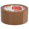 Клейкая лента упаковочная, 48 мм х 66 м, КОРИЧНЕВАЯ, толщина 45 микрон, BRAUBERG, 221687 221687