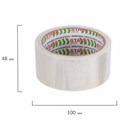 Клейкие ленты упаковочные 48 мм х 66 м, КОМПЛЕКТ 6 шт., прозрачные, 40 микрон, STAFF BIG PACK, 440179 440179