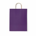 Крафт-пакет бумажный "Dark violet" 26х15х35 см, с кручеными ручками, 80 г/м2, моноцвет, 112405 701003