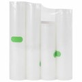Рулоны для вакуумного упаковщика, рифленые, НАБОР 5 шт. (12 / 15 / 20 / 25 / 28 см х 500 см), SONNEN, 456341 456341