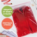 Пакеты с замком ZIP-LOCK "зиплок", комплект 100 шт., 250х350 мм, ПВД, толщина 35 мкм, STAFF, 608169 608169
