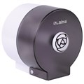 Диспенсер для бытовой туалетной бумаги LAIMA, КРУГЛЫЙ, тонированный серый, 605046 605046