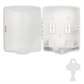 Диспенсер для полотенец с центральной вытяжкой LAIMA PROFESSIONAL ORIGINAL (Система М1/M2), белый, ABS-пластик, 605763 605763