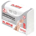 Полотенца бумажные (1 пачка 190 листов) LAIMA (H2) PREMIUM UNIT PACK, белые, 23х21 см, Z-сложение, 126559 126559