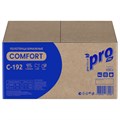 Полотенца бумажные 250 шт., PROtissue (H3) COMFORT, 1-слойные, белые, КОМПЛЕКТ 20 пачек, 22х21 см, V-сложение, С192, C192 114333