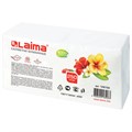 Салфетки бумажные 250 штук, 24х24 см, LAIMA, белые, 100% целлюлоза, 128728 128728
