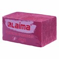 Салфетки бумажные 400 шт., 24х24 см, "Big Pack", бордовые, 100% целлюлоза, LAIMA, 114725 114725