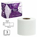 Бумага туалетная 3-х слойная, 24 рулона (24х16,5 м), LAIMA Deluxe, 100% целлюлоза, 115397 115397