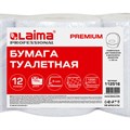 Бумага туалетная 150 м, LAIMA (Система Т2) PREMIUM, 2-слойная, белая с ЦВЕТНЫМ ТИСНЕНИЕМ, КОМПЛЕКТ 12 рулонов, 112516 112516