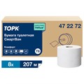 Бумага туалетная 207 м, TORK (Система T8) SmartOne, КОМПЛЕКТ 8 шт., Advanced, 2-слойная, 4722, 472272 115083