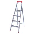 Стремянка стальная 4 ступени, верхняя площадка 86 см, до 150 кг, облегченная, вес 6,3 кг, UFUK, ТУ 18/KRM404 600289