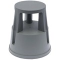 Стремянка-табурет передвижная, 2 ступени, на колесах (под нагрузкой статична), 43 см, пластик, до 150 кг, 640104 602306