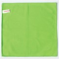 Салфетка из МИКРОФИБРЫ для стекол и зеркал 30х30 см, зеленая, 280 г/м2, LAIMA, 603933 603933