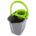 Ведро 10 л для уборки КОМПЛЕКТ с ОТЖИМОМ для веревочных и ленточных МОПов, 24х35х24 см, YORK, 70020 608387
