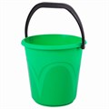 Ведро 10 л, без крышки, пластиковое, пищевое, с глянцевым узором, цвет зеленый, мерная шкала, LAIMA, 603893 603893