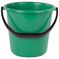 Ведро 10 л, без крышки, пластиковое, хозяйственное, УСИЛЕННОЕ, цвет ассорти, мерная шкала, LAIMA, 603895 603895