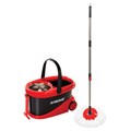 Комплект для уборки: швабра, ведро 19 л/9 л с отжимом центрифуга, 2 круглые насадки, LAIMA, 606303, M029B 606303