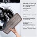 Насадки МОП для швабры липучка, КОМПЛЕКТ 2 шт., микрофибра, объемный ворс+кант, 41х14 см, LAIMA, 609144 609144