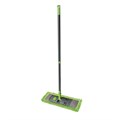 Швабра с флаундером 40 см, телескопический черенок 130 см, еврорезьба, МОП микрофибра (ТИП К), YORK "Salsa", 81300 604571