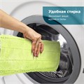 Швабра с флаундером 40 см, черенок 110 см, еврорезьба, насадка МОП микрофибра, индивидуальная упаковка пакет, ЛЮБАША, 606312 606312