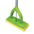 Швабра самоотжимная, механизм "Бабочка", насадка спонж/микрофибра 26 см, телескопический черенок 130 см, ЛЮБАША, 603607 603607