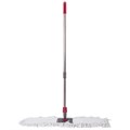 Швабра-рамка 80 см, телескопический черенок из нержавеющей стали 125 см, МОП хлопок, LAIMA, 603604 603604
