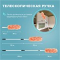 Пипидастр (сметка-метелка) для уборки пыли, метелка 30 см, рукоятка 80-160 см, оранжевый, LAIMA, 603619 603619