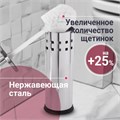 Ерш для унитаза LAIMA, с подставкой, нержавеющая сталь, зеркальный, 601616 601616