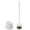 Ерш для унитаза ЛЮБАША, с подставкой, пластик, белый, 603627 603627