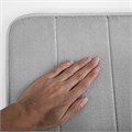 Комплект ковриков MEMORY EFFECT для ванной 50х80 см и туалета 40х60 см светло-серый LAIMA HOME, 608446 608446
