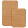 Комплект ковриков MEMORY EFFECT для ванной 50х80 см и туалета 40х60 см, персиковый, LAIMA HOME, 608447 608447