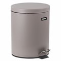 Ведро мусорное с педалью 12 литров "Classic", СЕРОЕ МАТОВОЕ, металлическое, со съемным внутренним ведром, LAIMA, 604944 604944