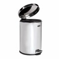Ведро мусорное с педалью 20 литров "Classic", ЗЕРКАЛЬНОЕ, нержавеющая сталь, со съемным внутренним ведром, LAIMA, 232262 232262