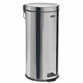 Ведро мусорное с педалью 30 литров "Classic", ЗЕРКАЛЬНОЕ, нержавеющая сталь, со съемным внутренним ведром, LAIMA, 232263 232263