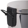 Ведро мусорное с педалью 5 литров "Classic Plus", ЗЕРКАЛЬНОЕ, нержавеющая сталь, со съемным внутренним ведром, LAIMA, ТУРЦИЯ, 608112 608112