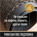 Коврик входной ИЗНОСОСТОЙКИЙ влаговпитывающий 80х120 см, толщина 8 мм, ТАФТИНГ, коричневый, LAIMA EXPERT, 606886 606886
