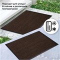 Коврик входной ИЗНОСОСТОЙКИЙ влаговпитывающий 90х150 см, толщина 8 мм, ТАФТИНГ, коричневый, LAIMA EXPERT, 606890 606890