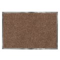 Коврик входной ворсовый влаго-грязезащитный 120х150 см, толщина 7 мм, ребристый, коричневый, LAIMA, 602876 602876