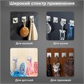 Крючки самоклеящиеся универсальные 4,5x4,5 см, КОМПЛЕКТ 4 шт., сталь, серебристые, LAIMA Home, 608785 608785