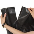 Мешки для мусора 240 л, черные, в рулоне 10 шт., прочные, ПВД 50 мкм, 90х140 см, LAIMA, 605337 605337