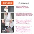 Самоклеящаяся пленка, алюминиевая фольга защитная для кухни/дома, 0,6х3 м, серебро, узор, DASWERK, 607846 607846