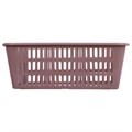 Корзинка 8 литров универсальная, 12,5х25х36 см, для хранения, пластик, ассорти, 333, 433330065 530759