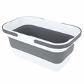 Таз складной силиконовый 16 литров со складными ручками 47х28 см для дома и дачи, LAIMA Home, 608671 608671