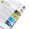 Закладки для книг МАГНИТНЫЕ c высечкой, "FOOTBALL", набор 6 шт., 35х25 мм, BRAUBERG, 113161 113161