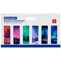 Закладки для книг МАГНИТНЫЕ, "GALAXY", набор 12 шт., 60x20 мм, BRAUBERG, 113171 113171