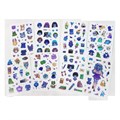 Набор наклеек "Стикерпак", ассорти, 8 листов, 200 наклеек, 110х175 мм, ПП 691150